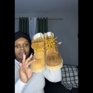 Timberland Kids' Wheat Lace-Up Boots